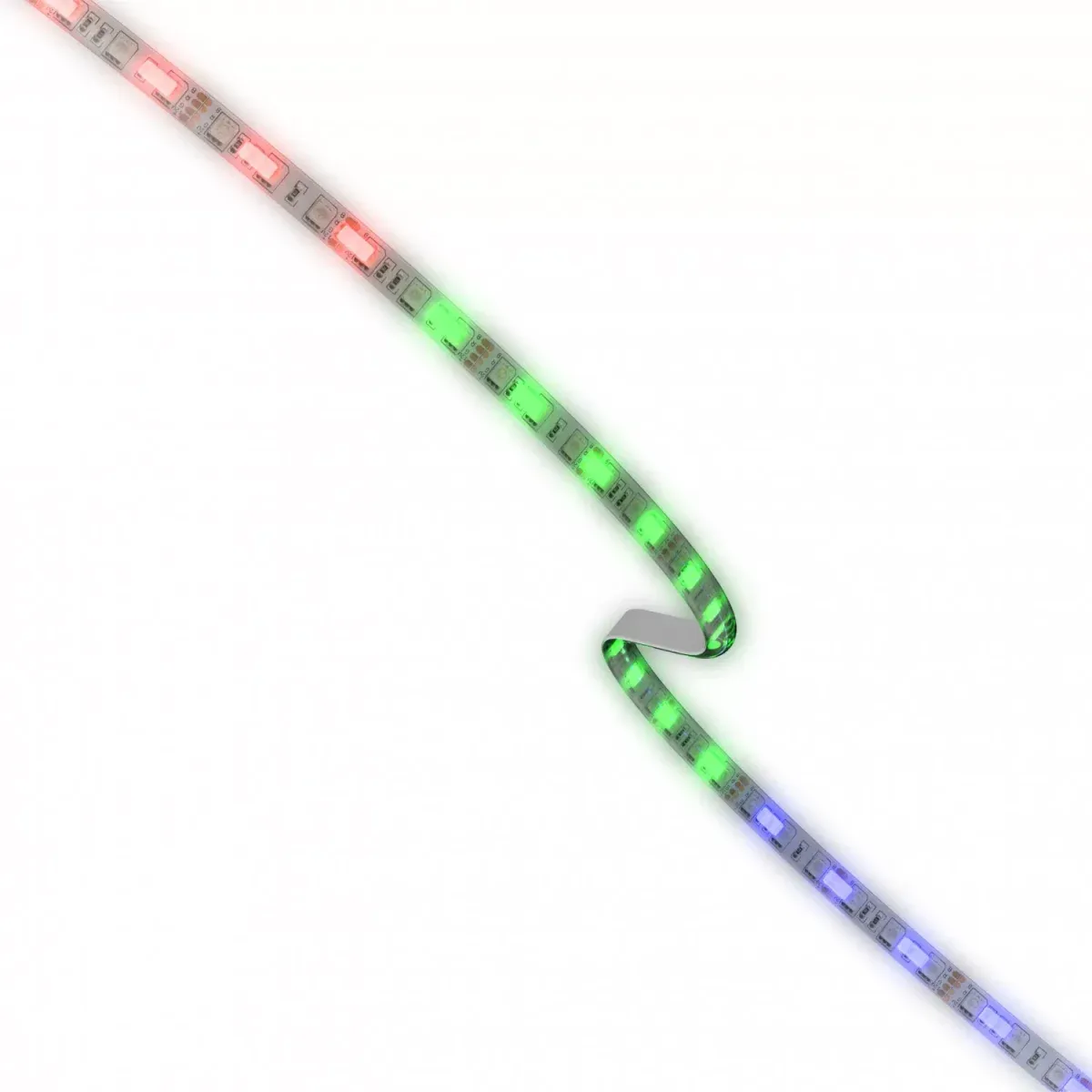 Porodo Brite RGB Smart LED Light Strip 5M 48W – Transparent