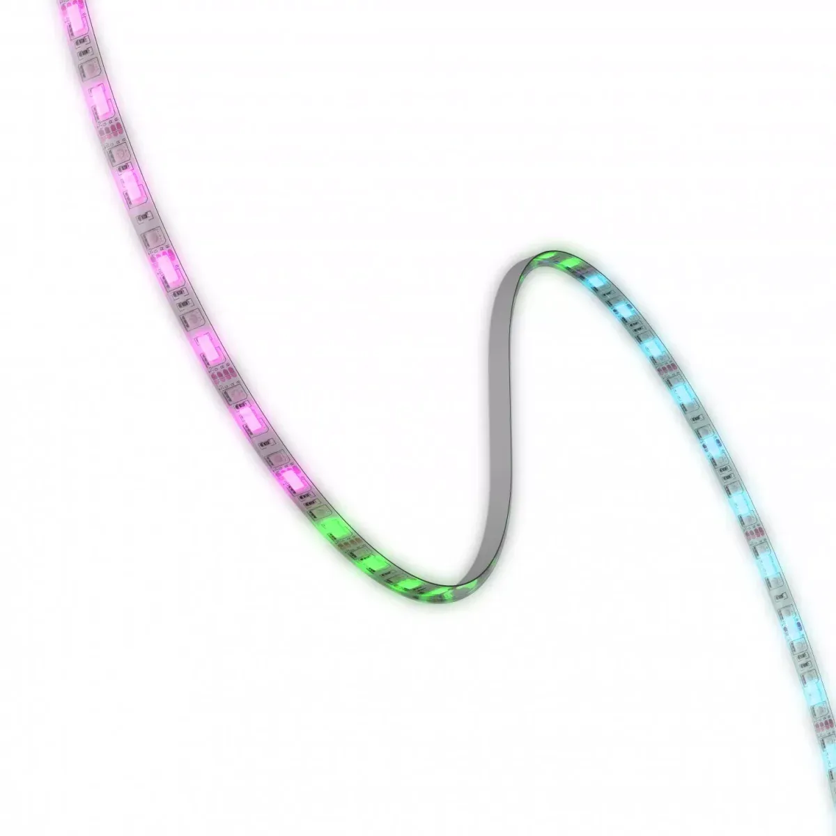 Porodo Brite RGB Smart LED Light Strip 5M 48W - Transparent
