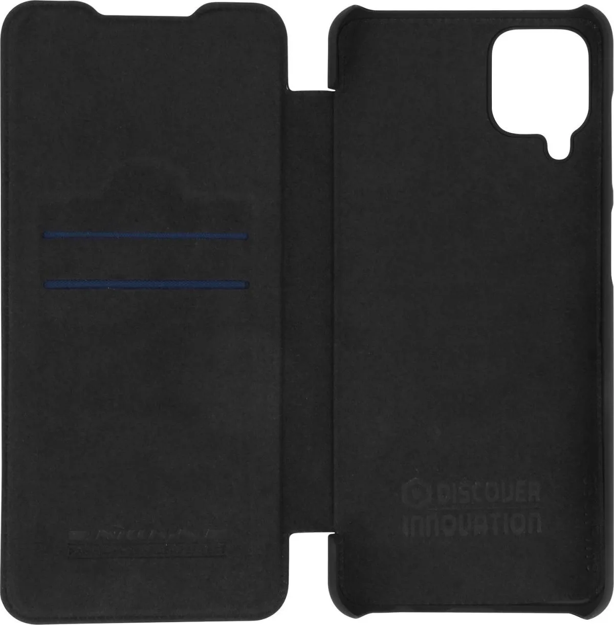 Nilkin Qin Leather Case Black for Samsung Galaxy A12