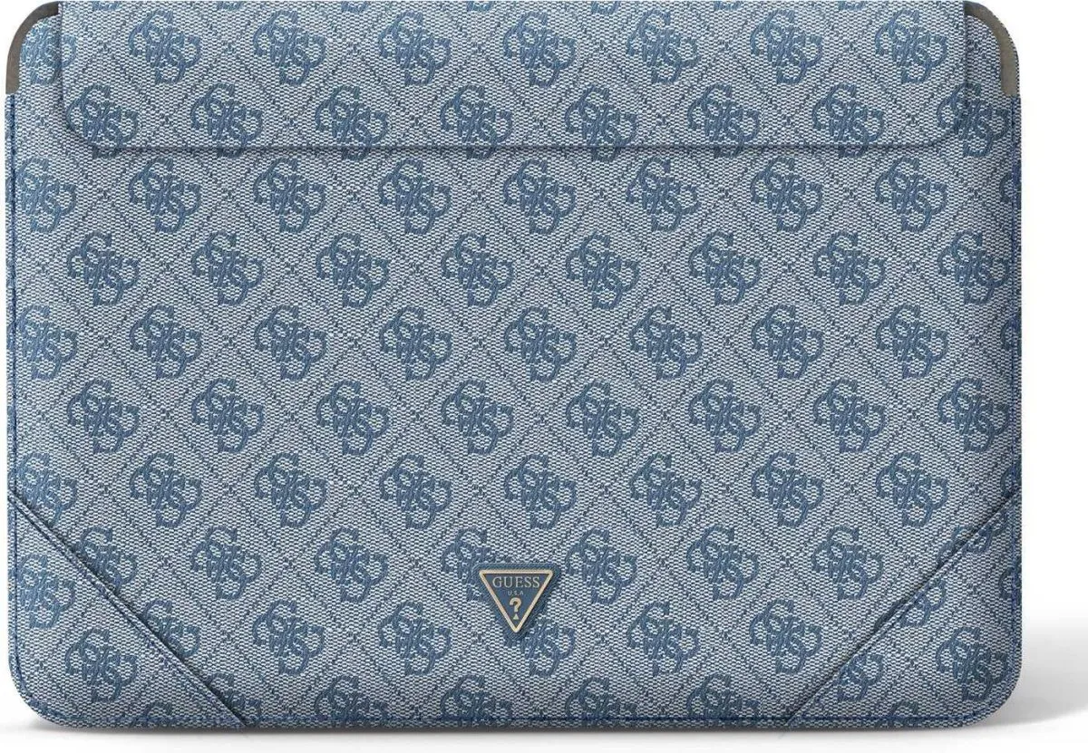 Guess PU 4G Triangle Computer Sleeve 16" - Blue