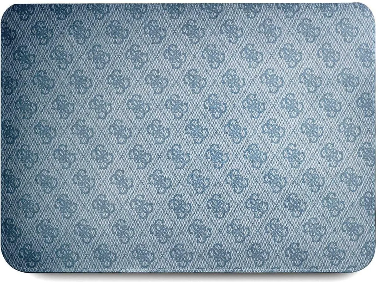 Guess PU 4G Triangle Computer Sleeve 16" - Blue