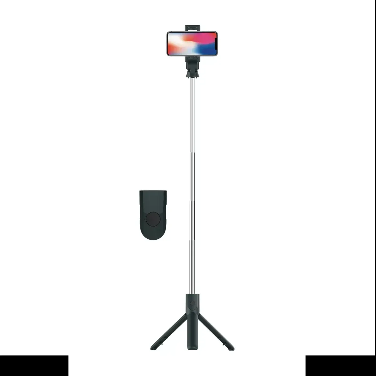 Porodo Bluetooth Selfie Stick with Tripod (Detachable Remote Shutter)