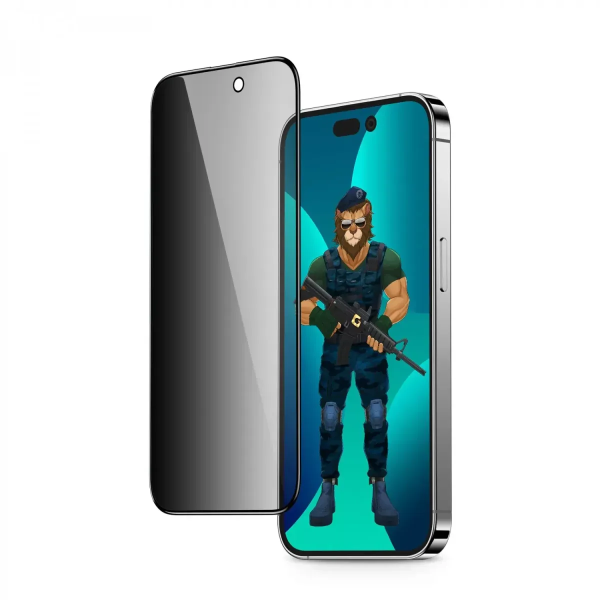 Green Lion 3D PET Privacy Glass Screen Protector for iPhone 14 Pro (6.1)