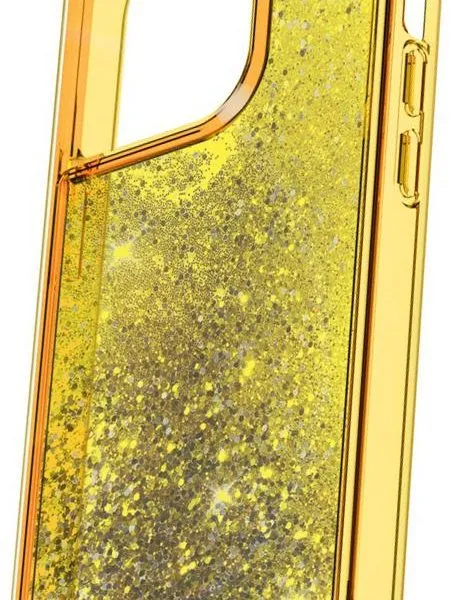 Green Lion Happiness 3D Glitter Resin Case for iPhone 14 Pro (6.1)