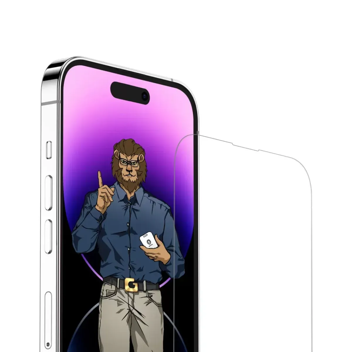 Green Lion 9H Tim Glass Ultra-Slim Full Screen Guard 0.18mm for iPhone 14 Pro ( 6.1"