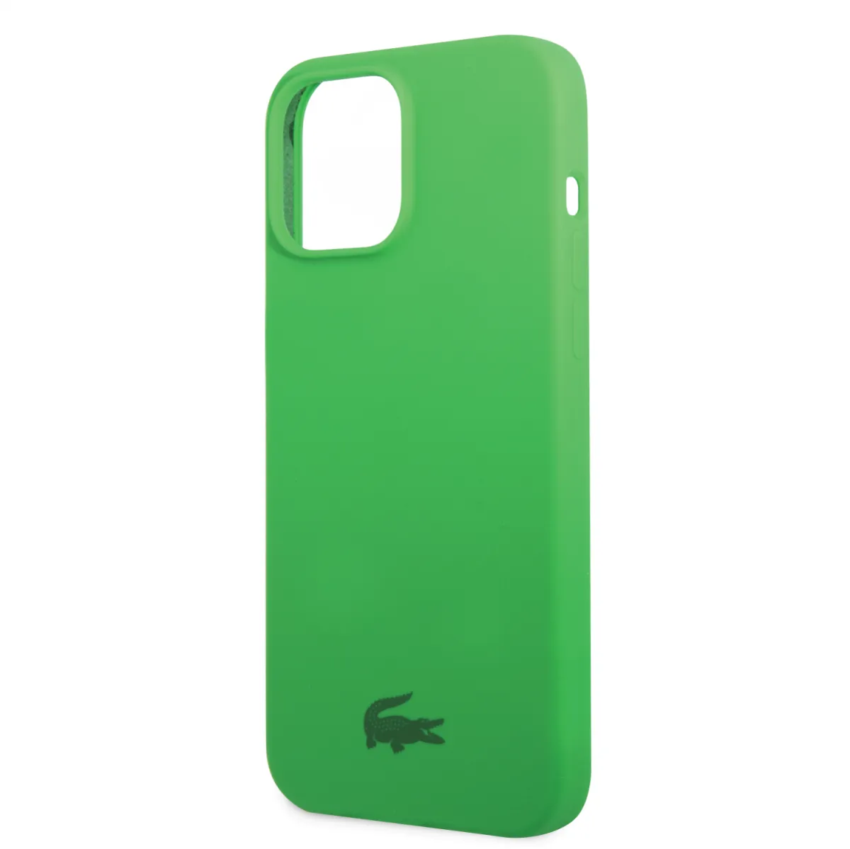 Lacoste HC Liquid Silicone & Microfiber Glossy Printing Logo Case For iPhone 14 Pro Max