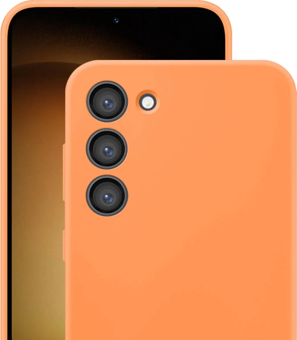 Samsung Silikonhülle für Samsung Galaxy S23+ Silikonhülle orange (EF-PS916TOEGWW)