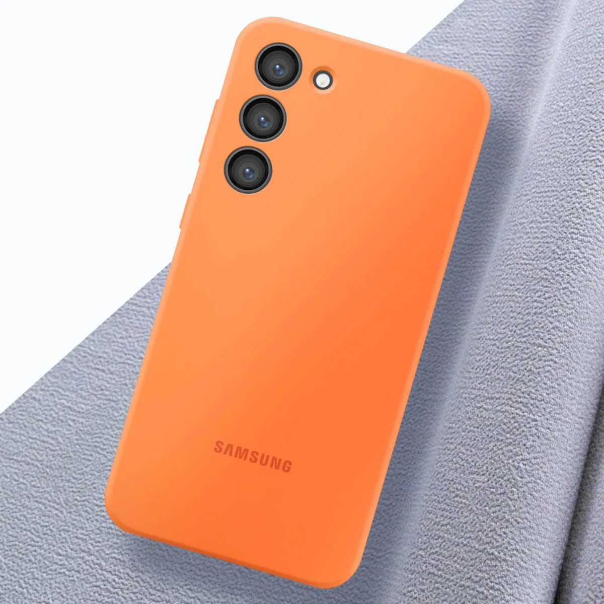 Samsung Silikonhülle für Samsung Galaxy S23+ Silikonhülle orange (EF-PS916TOEGWW)