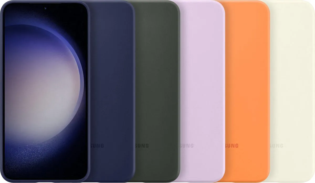 Samsung Silikonhülle für Samsung Galaxy S23+ Baumwolle Silikonhülle (EF-PS916TUEGWW)