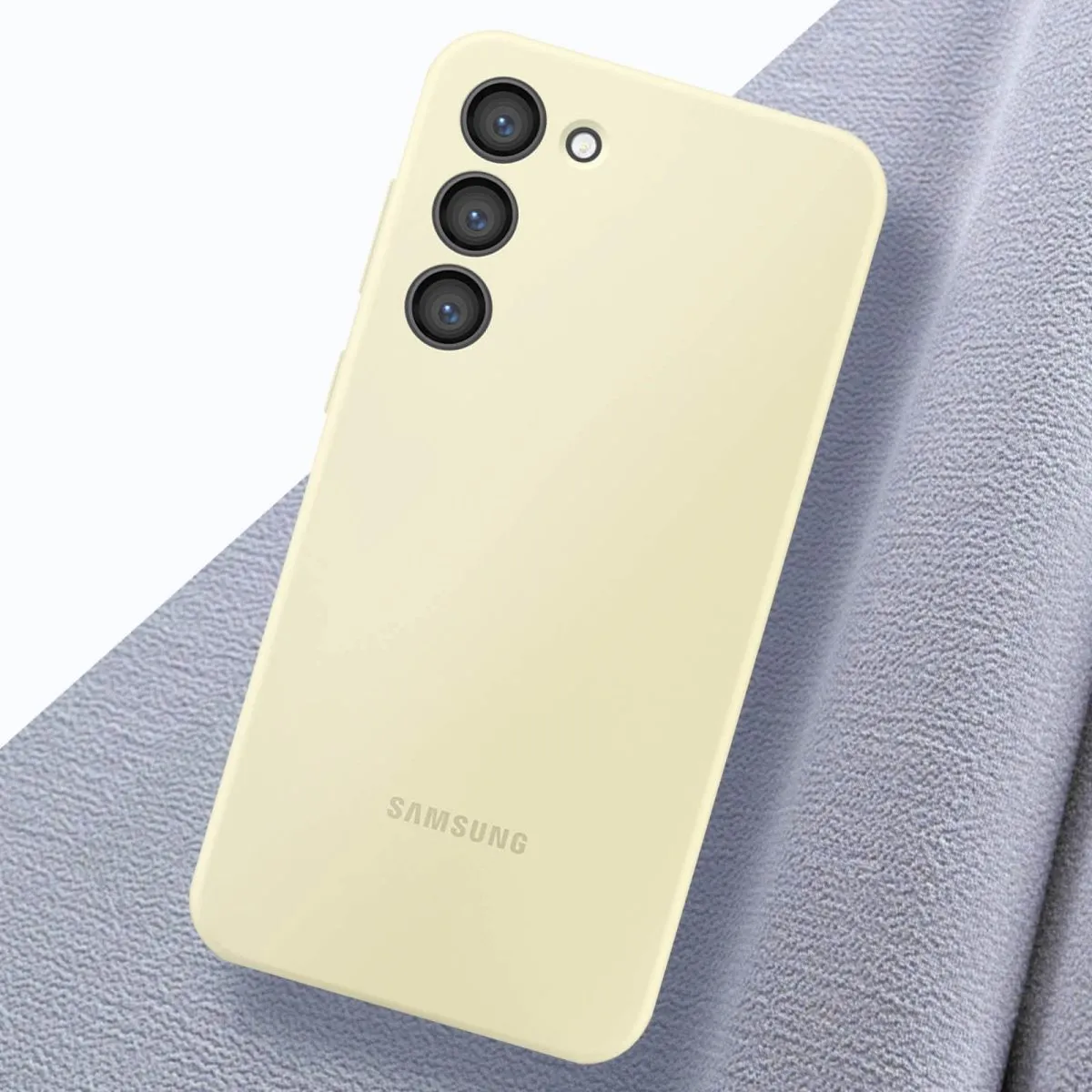 Samsung Silikonhülle für Samsung Galaxy S23+ Baumwolle Silikonhülle (EF-PS916TUEGWW)