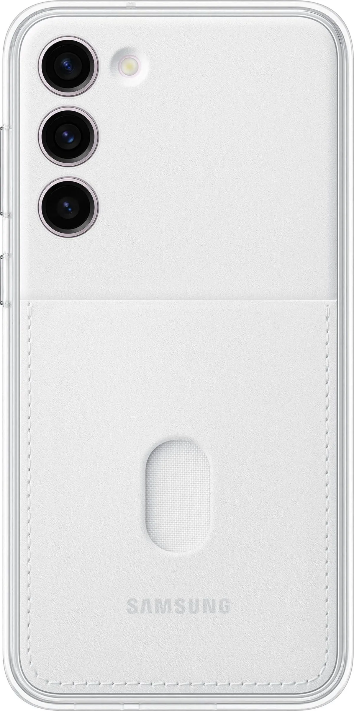 Samsung Frame Cover für Samsung Galaxy S23+ Hülle mit austauschbaren Rückseiten weiss (EF-MS916CWEGWW)