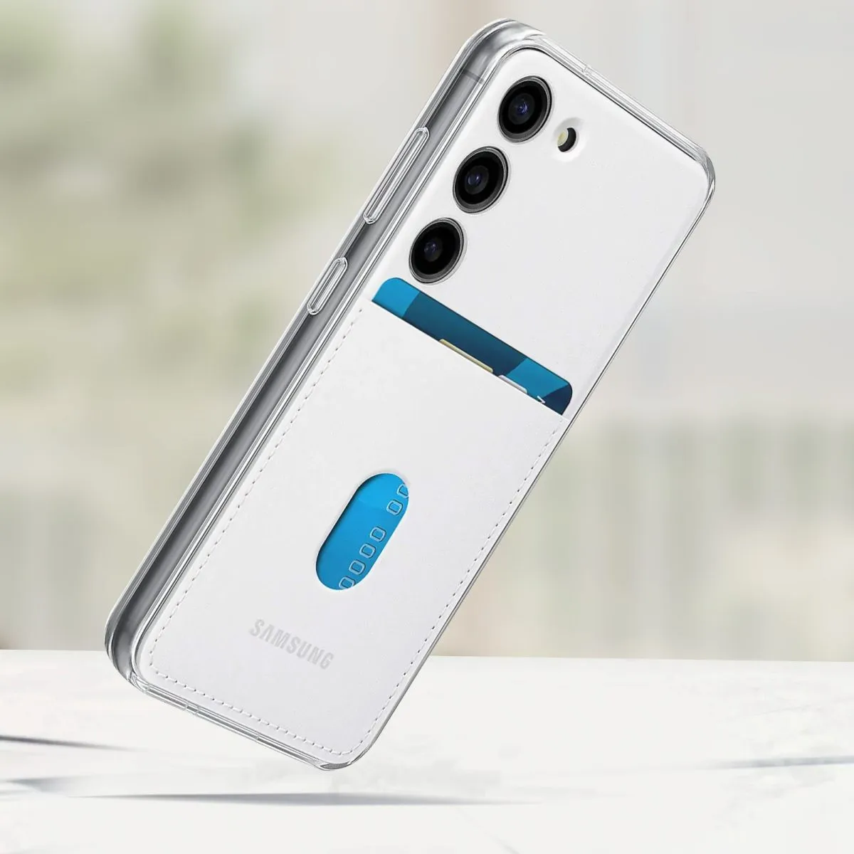 Samsung Frame Cover für Samsung Galaxy S23+ Hülle mit austauschbaren Rückseiten weiss (EF-MS916CWEGWW)