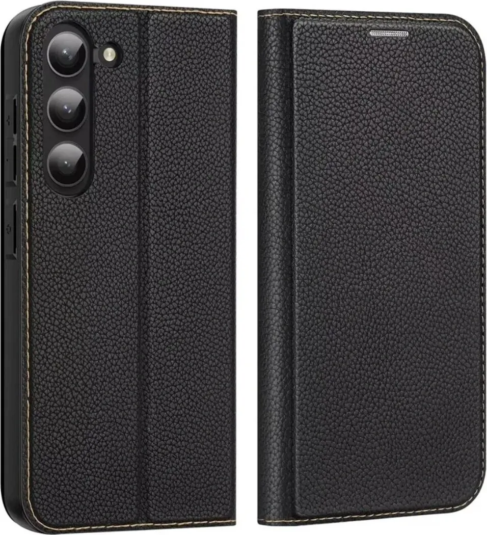 Dux Ducis Skin X2 Hülle Samsung Galaxy S23 Flip Case Wallet Stand schwarz Dux Ducis Skin X2 Hülle Samsung Galaxy S23 Flip Case Wallet Stand schwarz