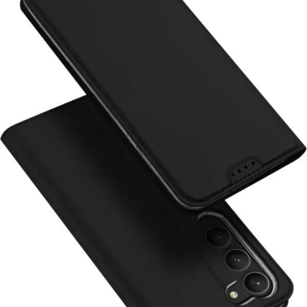 Dux Ducis Skin Pro Hülle für Samsung Galaxy S23 Flip Cover Card Wallet Stand schwarz