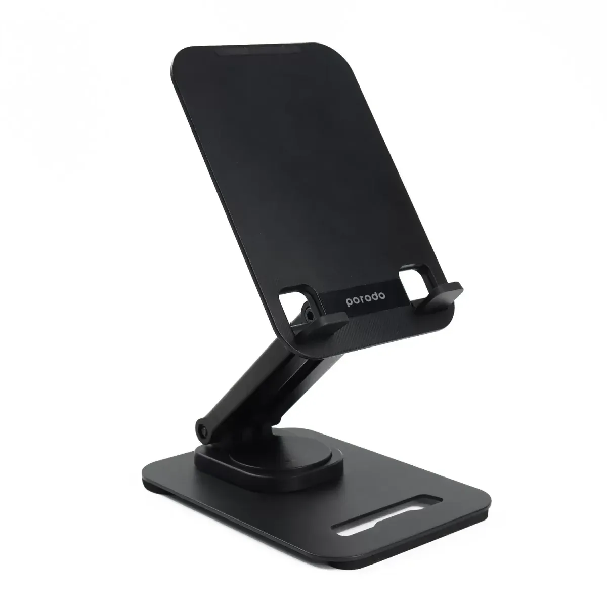 Porodo Rotatable And Foldable Tablet Stand - Black