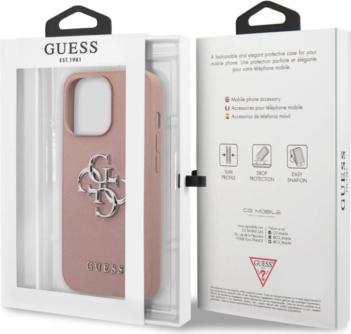 Guess iPhone 13 Pro Pink