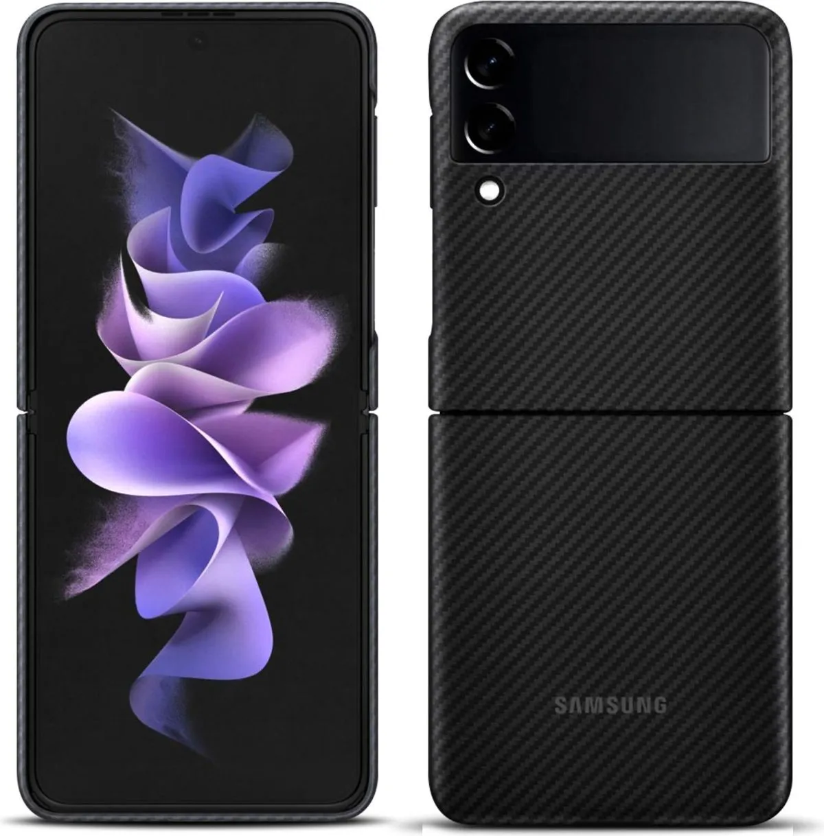 Samsung Galaxy Z Flip3 5G Aramid Cover Black