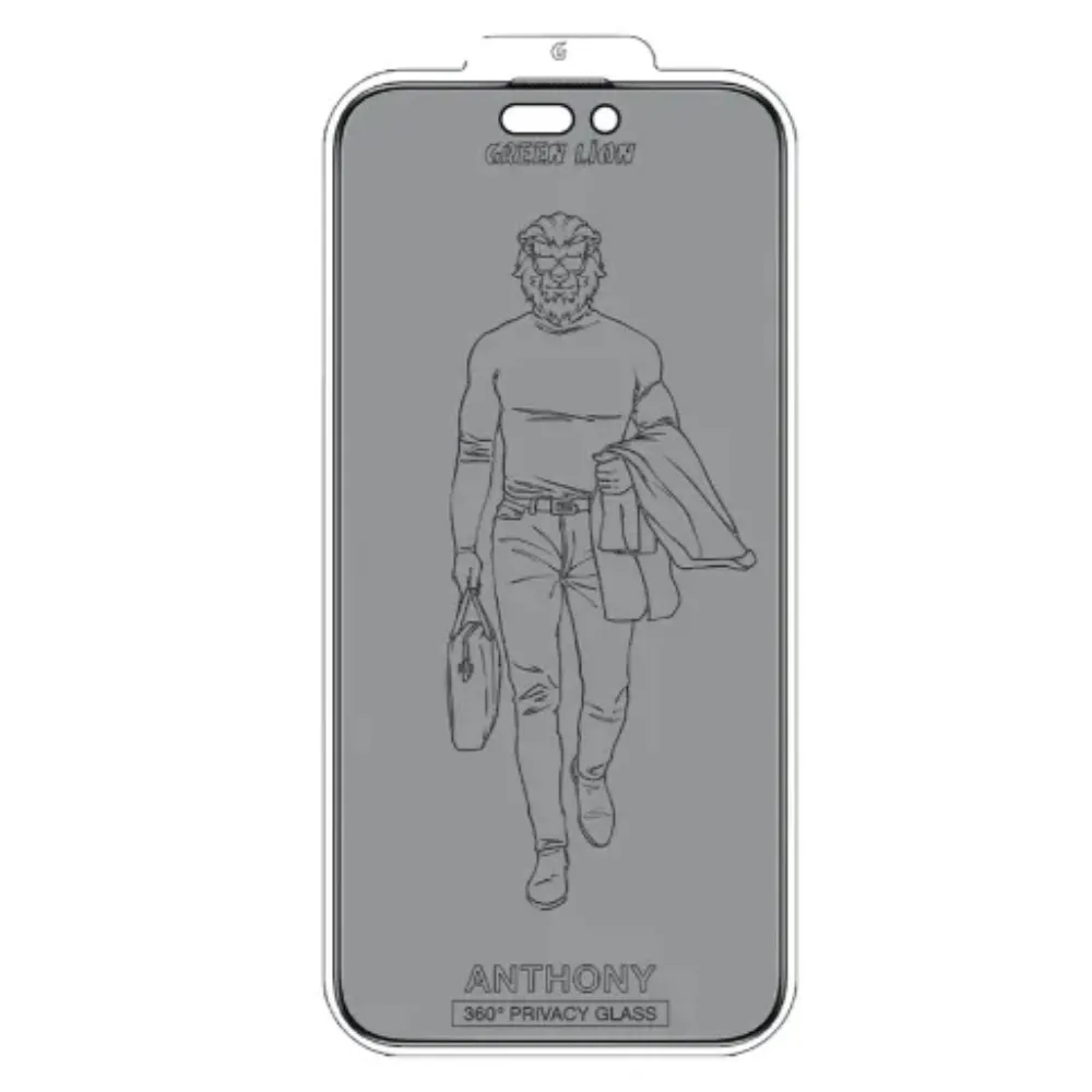 Green Lion Anthony 360° Privatsphäre Glas - Schwarz