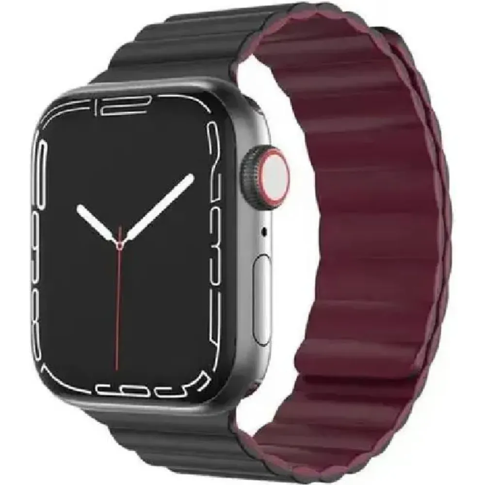 Green Lion Leather Link Watch Band