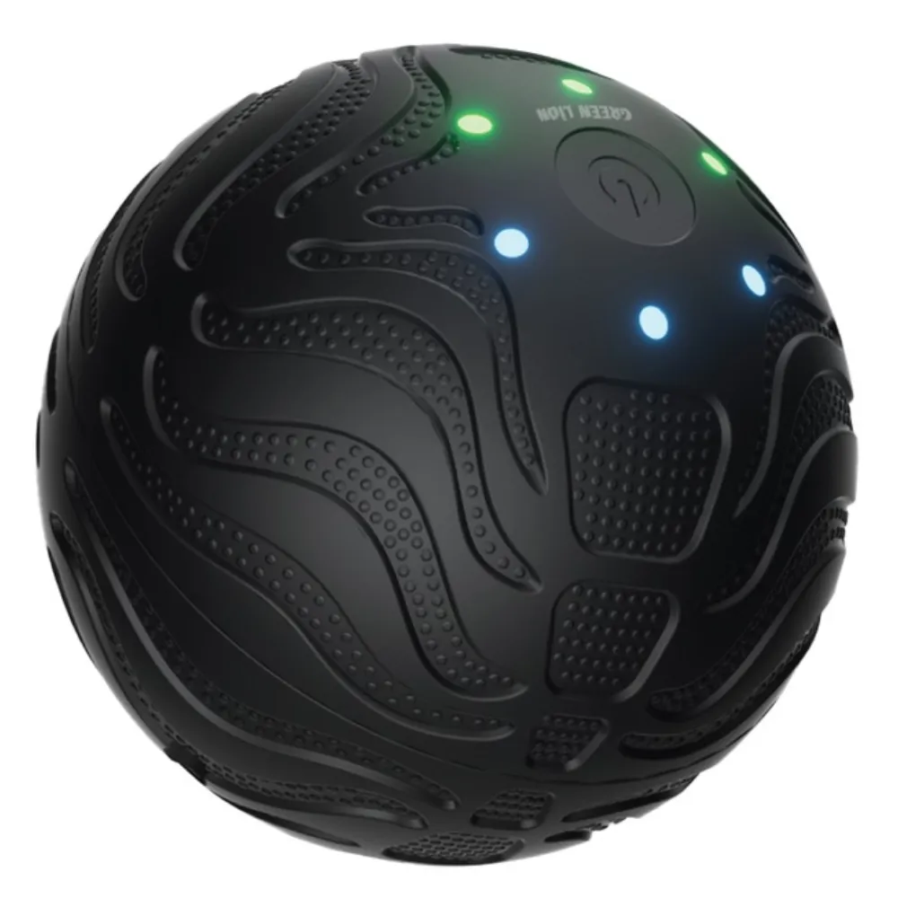 Green Lion Massageball Schwarz