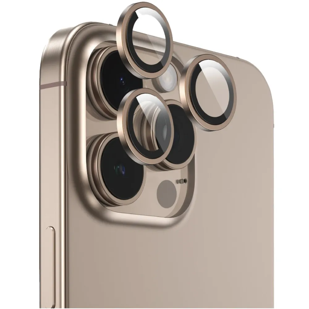 Green Lion HD Plus Kameraobjektiv iPhone 16 Pro / 16 Pro Max - Gold