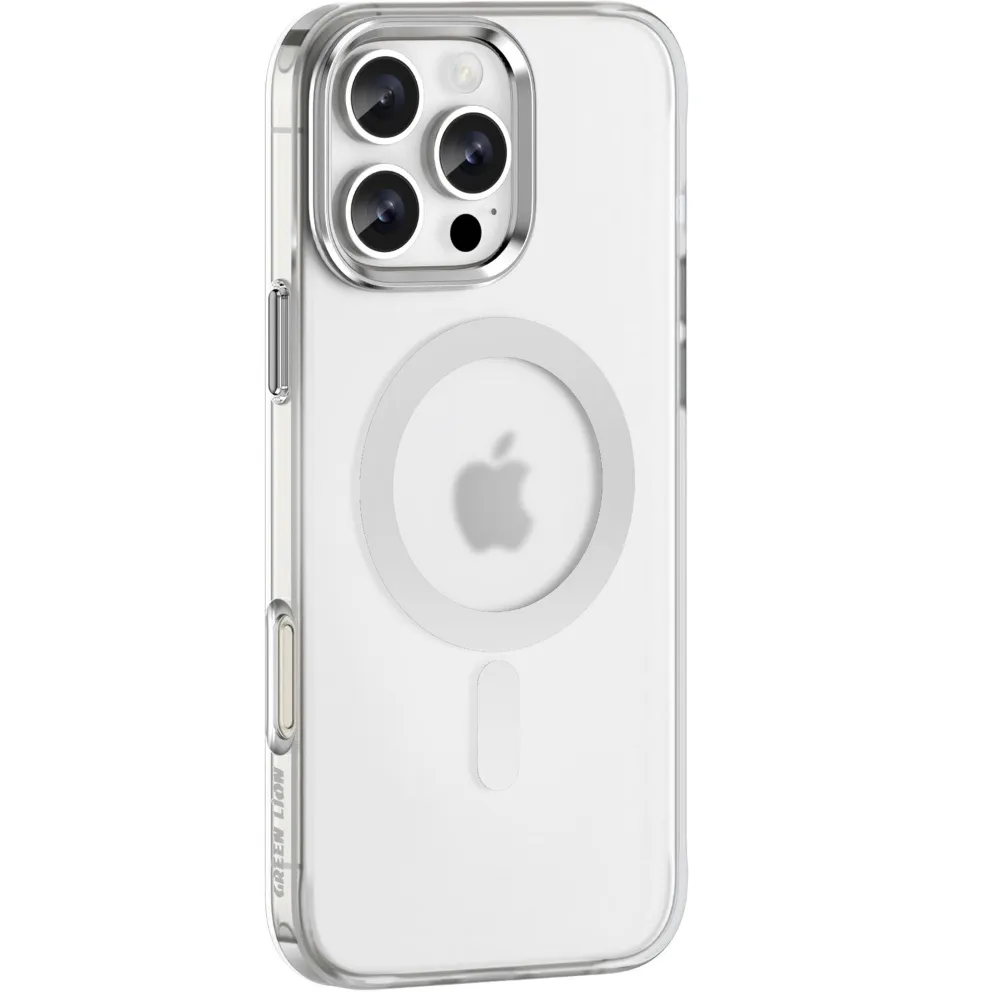 Green Lion MagSafe Crystal Clear Case iPhone 16 Pro - Transparent