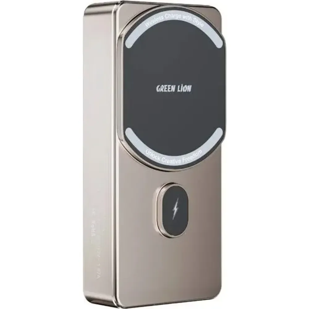 Green Lion Milton Powerbank 10000mAh - Titanium