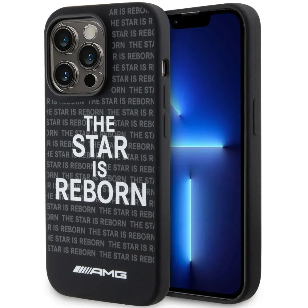 AMG Silikonhülle für Apple iPhone 15 Pro Max - Schwarz
