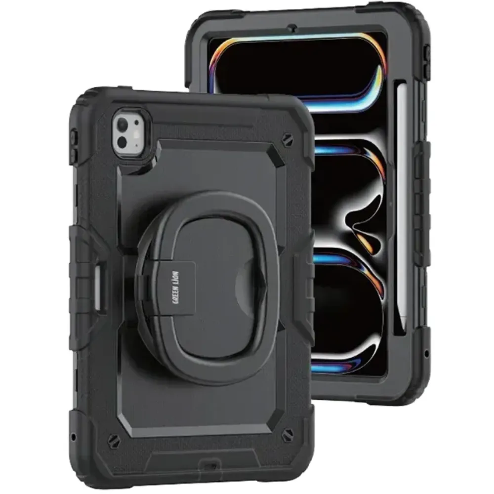 Green Lion Trioshield Hülle für Apple iPad Pro 11 - Schwarz
