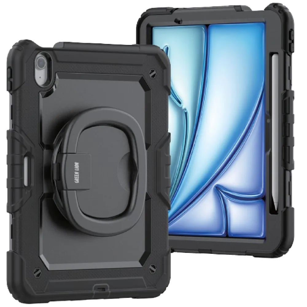 Green Lion Trioshield Hülle für Apple iPad Air 11 - Schwarz