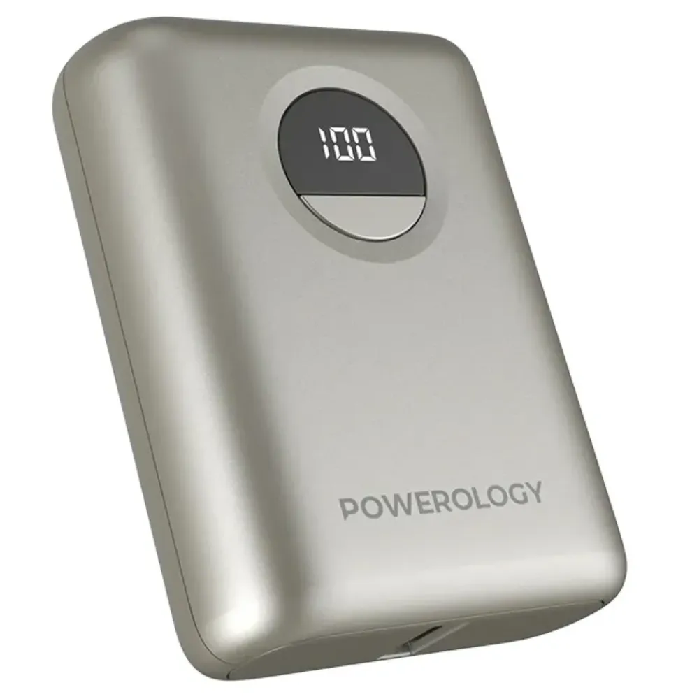 Powerology Ultrakompakte 10000mAh Powerbank - Titan