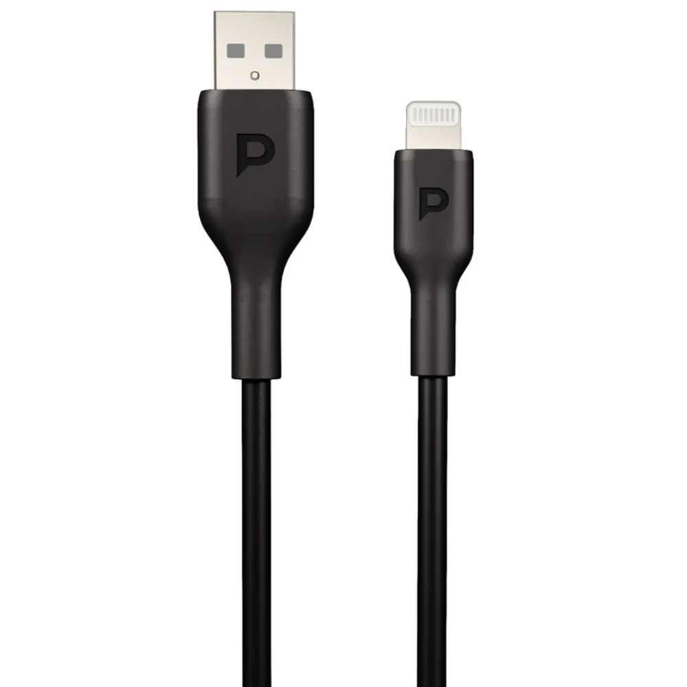 Powerology MFi USB-A auf Lightning Kabel 1.2m - Schwarz