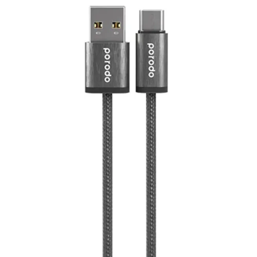 Porodo Woven USB-A to Type-C Cable