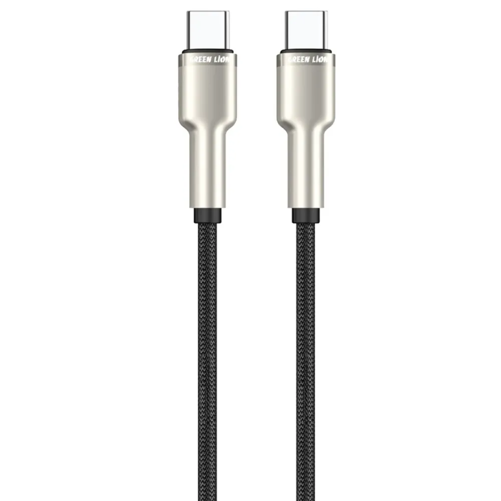 Green Lion USB-C to USB-C Braided Cable