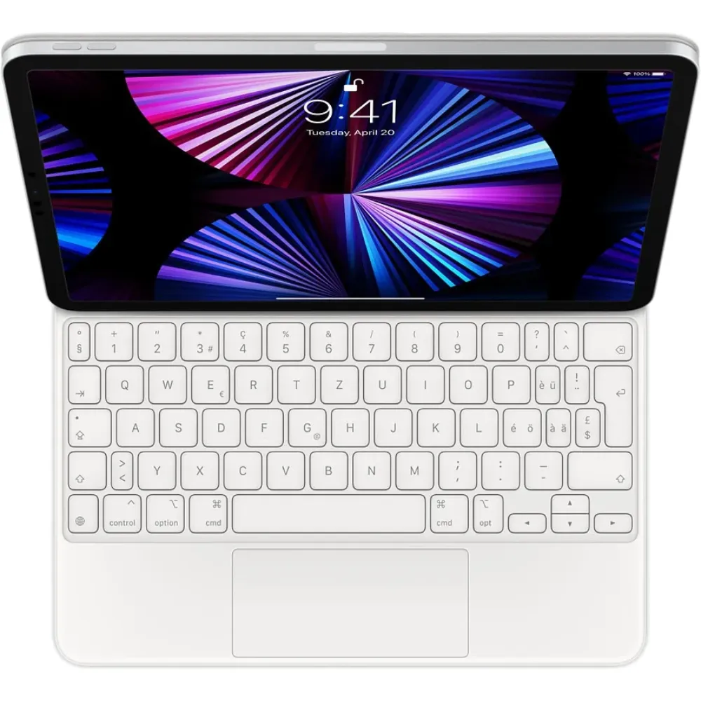 Apple iPad Magic Keyboard Weiss - Modell A2261 - Schweiz Apple iPad Magic Keyboard Weiss - Modell A2261 - Schweiz
