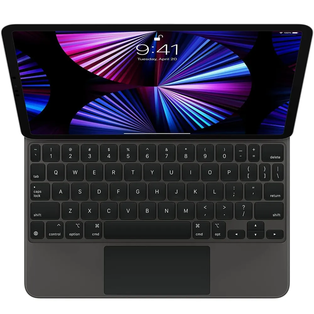 Apple iPad Magic Keyboard Schwarz - Modell A2261 - Französisch