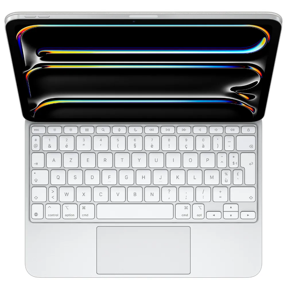 Apple iPad Magic Keyboard Weiss - Modell A2261 - Französisch