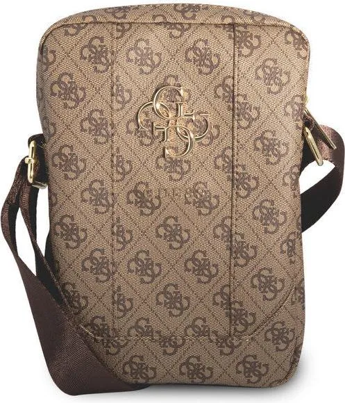 Guess 4G PU Tablet Bag with Big Metal Logo 8 Zoll - Brown Guess 4G PU Tablet Bag with Big Metal Logo 8 Zoll - Brown