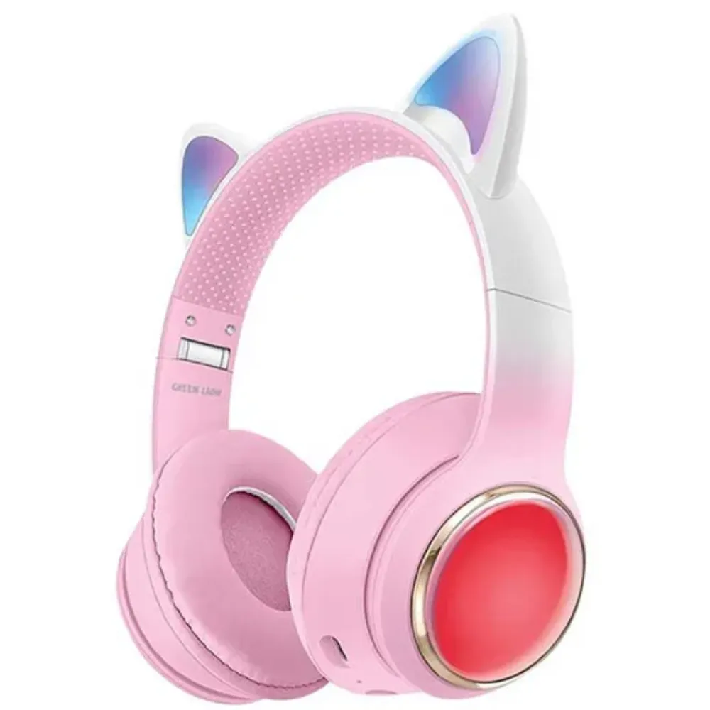 Green Lion GL 400 Kabelloser Kopfhörer für Kinder - Rosa