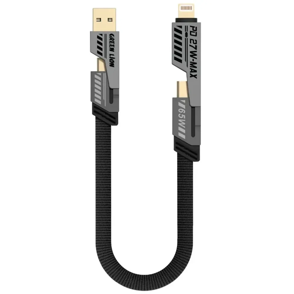 Green Lion 2 in 2 Braided Cable