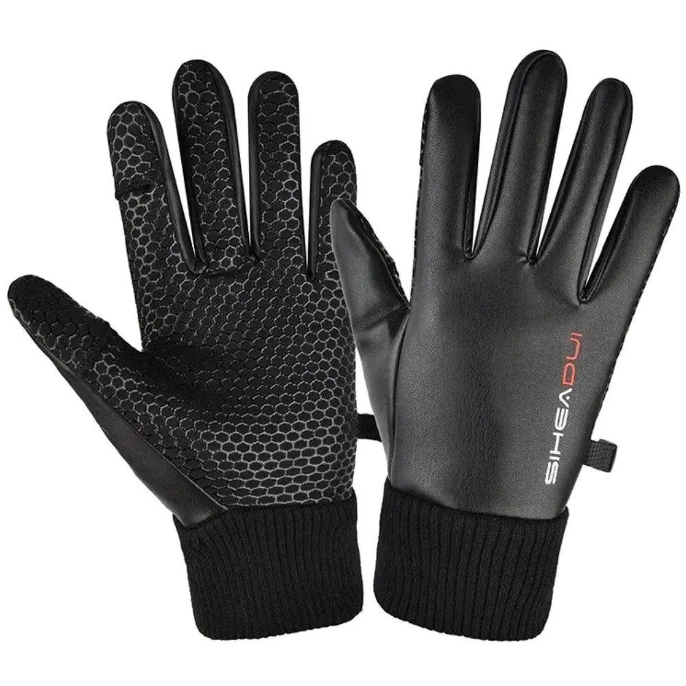 Hurtel Touchscreen Handschuhe Herren - Schwarz