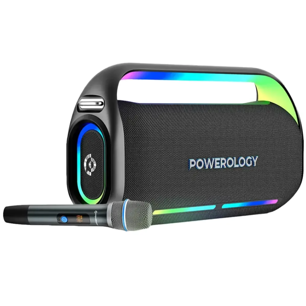 Powerology TWS Karaoke Lautsprecher 150w - Schwarz