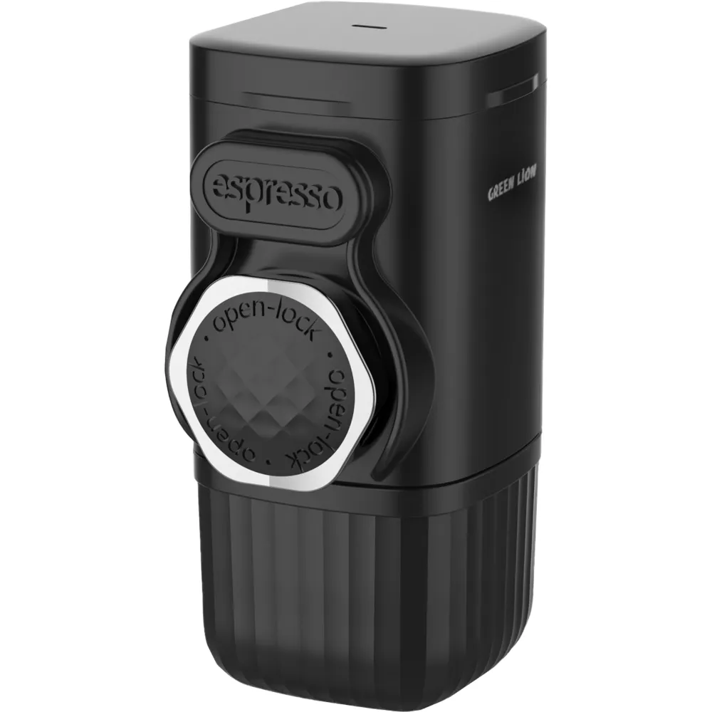 Green Lion Taschenkaffeemaschine 100ml - Schwarz