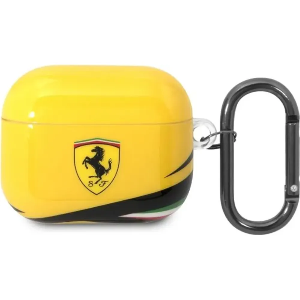 Ferrari TPU Airpods Hülle Cap Airpods 3 - Gelb