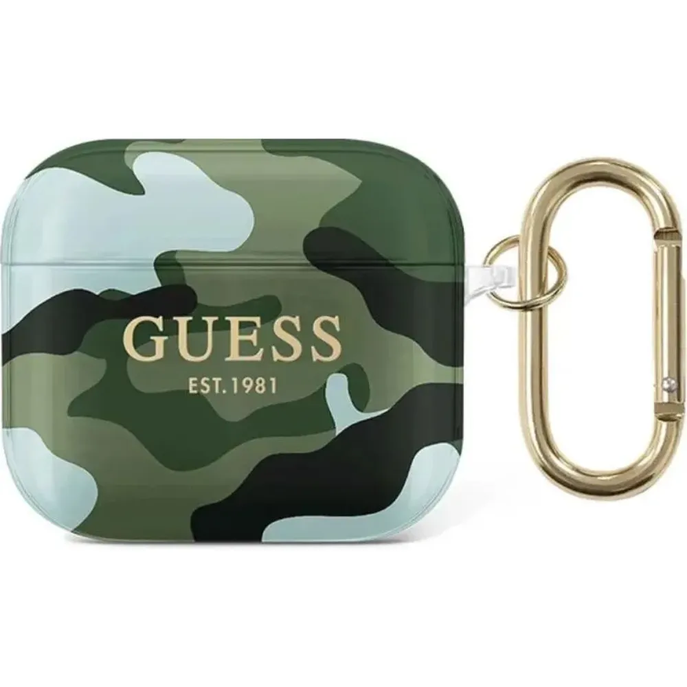 Guess Shinny Camouflage Hülle für Airpods 3