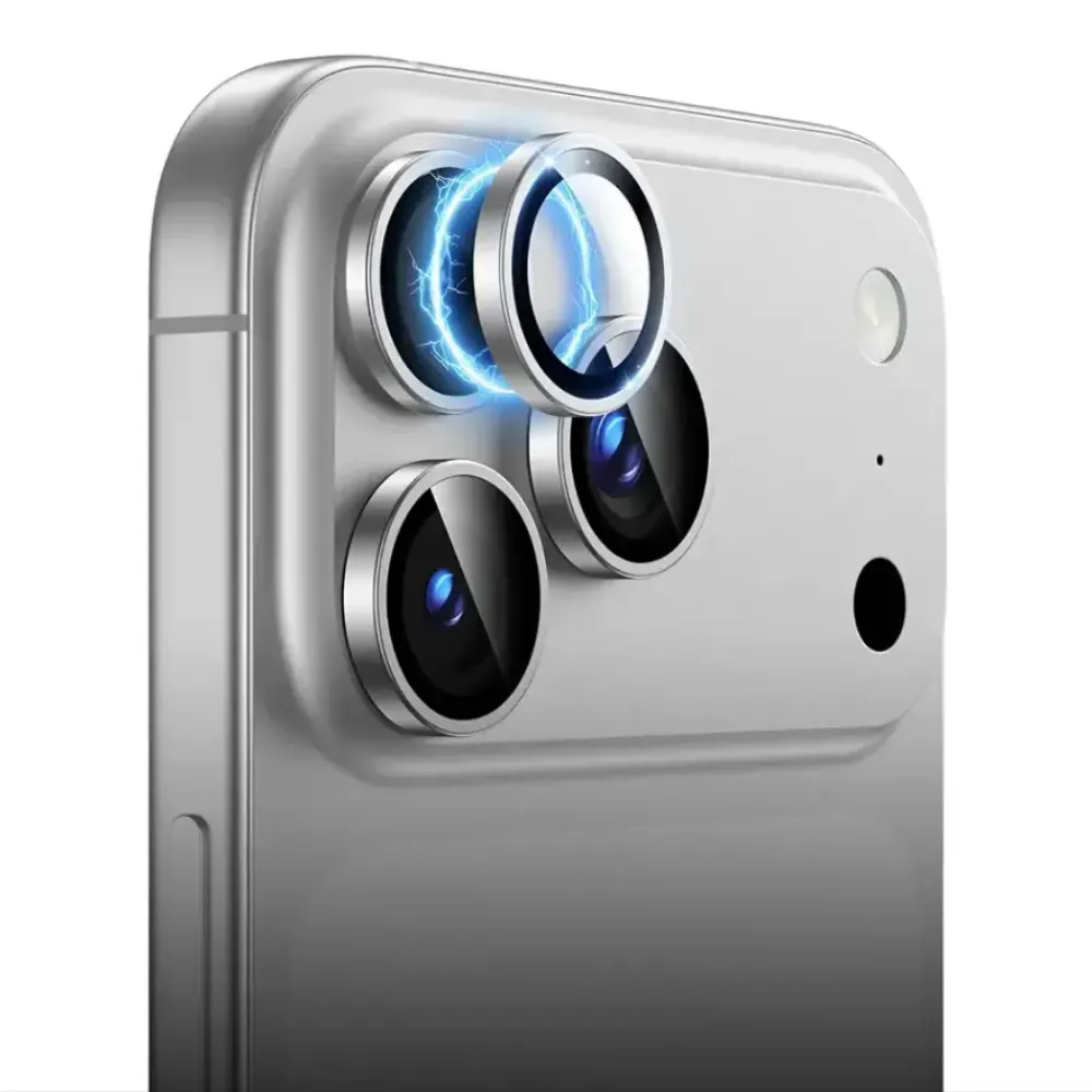Green Lion HD Plus Kamera Schutz Panzerglas für iPhone 17 Pro/17 Pro Max - Silber Titan