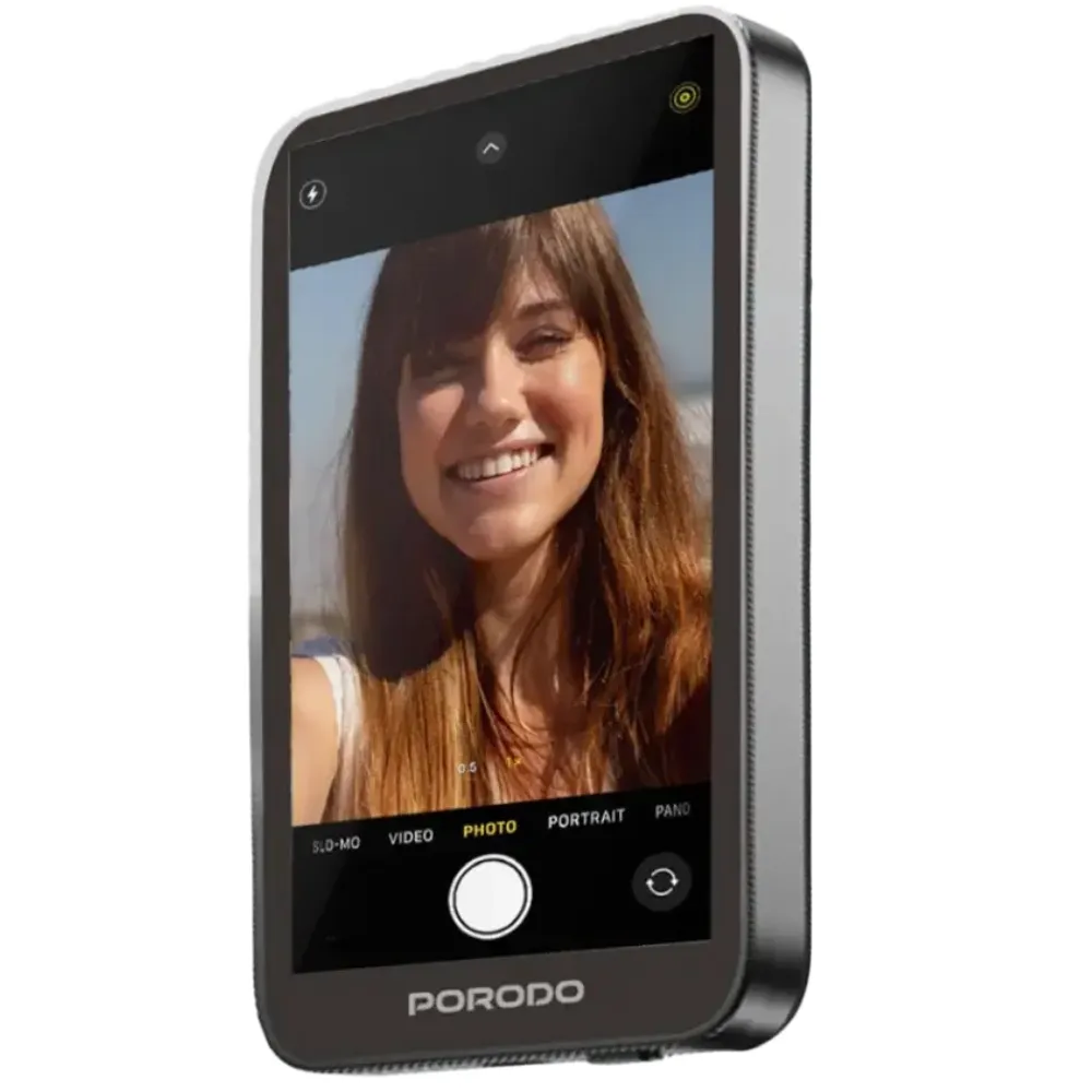 Porodo Mobiler magnetischer drahtloser Bildschirmsplitter - Grau