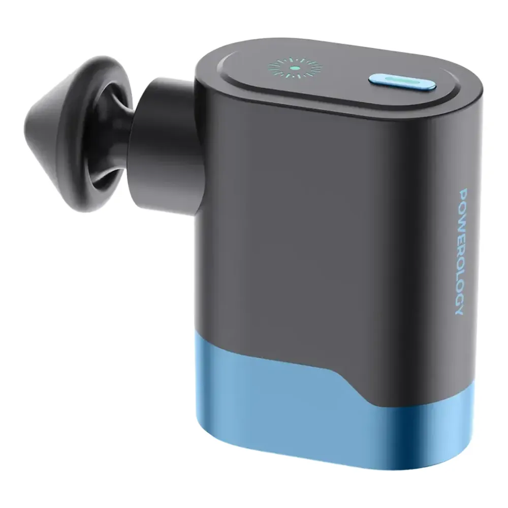 Powerology Ultra Mini Reisemassagegerät Schwarz