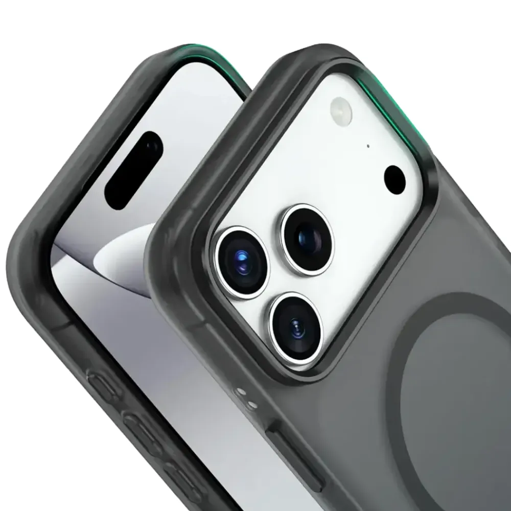 Green Lion Matte MagSafe Hülle X für iPhone 17 Pro Max - Schwarz Titan