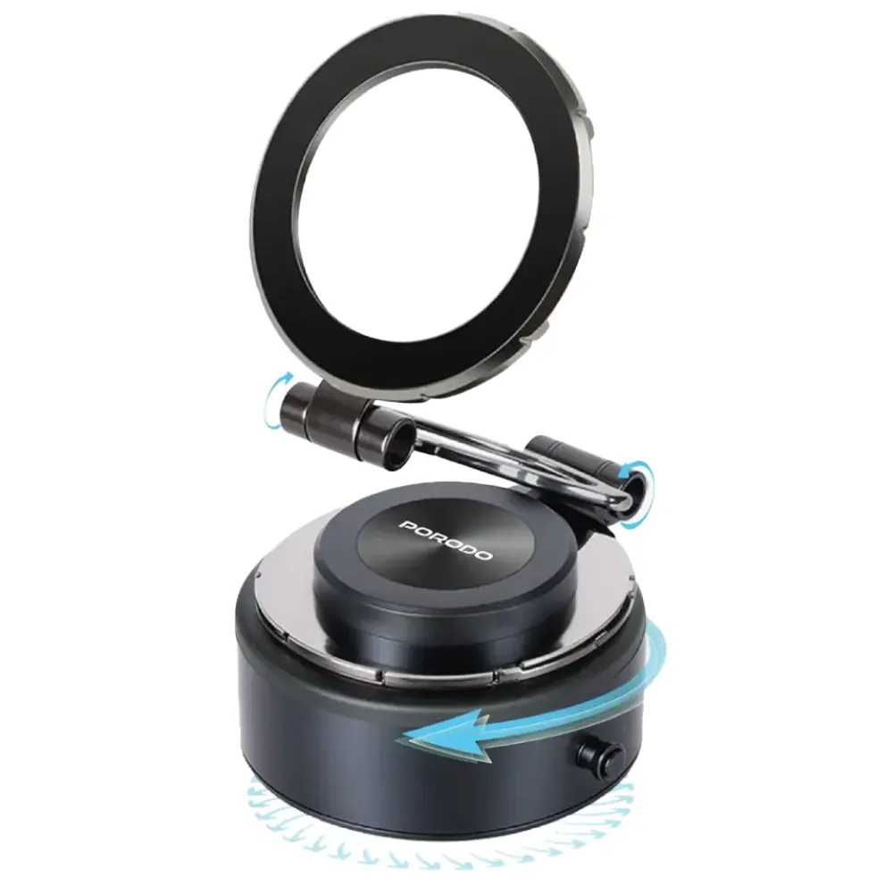 Porodo Vacuseal MagSafe Magnethalterung - Schwarz